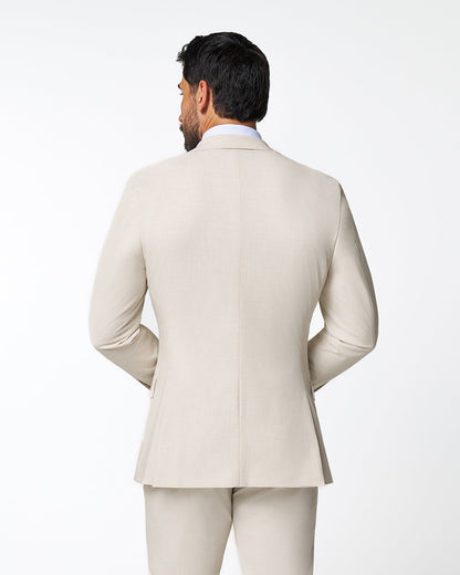 Athletic Fit Stretch Blazer - Lightweight Heathered Bamboo