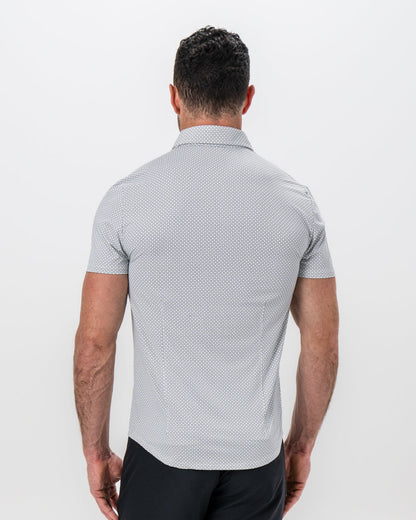 "The Barkley" Black & White Geometric Interlock