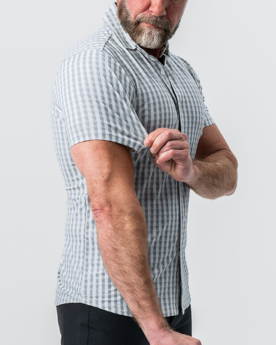 "The Strudwick" Light Olive & White Check