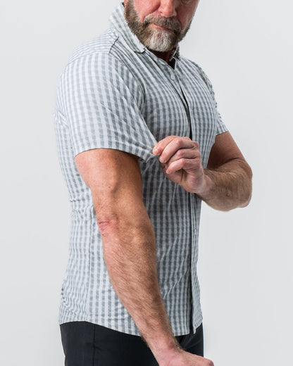 "The Strudwick" Light Olive & White Check
