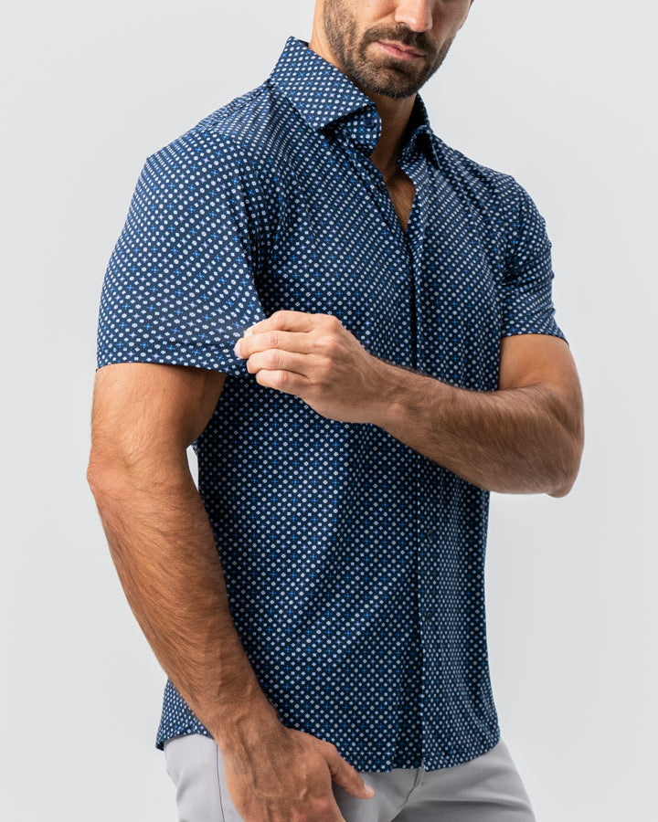 "The Theo" Geo Flower Print