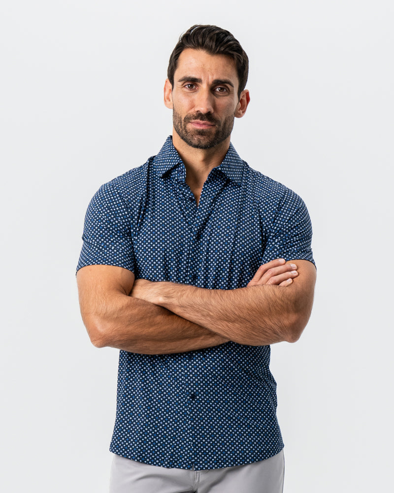 "The Theo" Geo Flower Print
