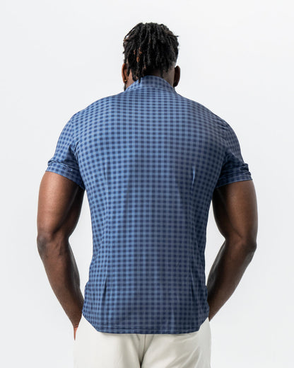 "The Petoskey" Navy & Blue Big Gingham
