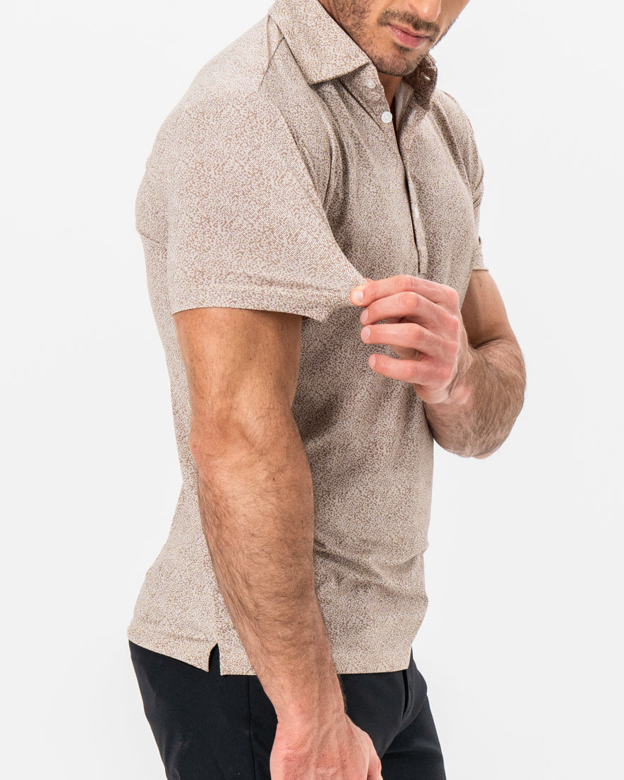 "The Madden" Tan Micro Mini Check
