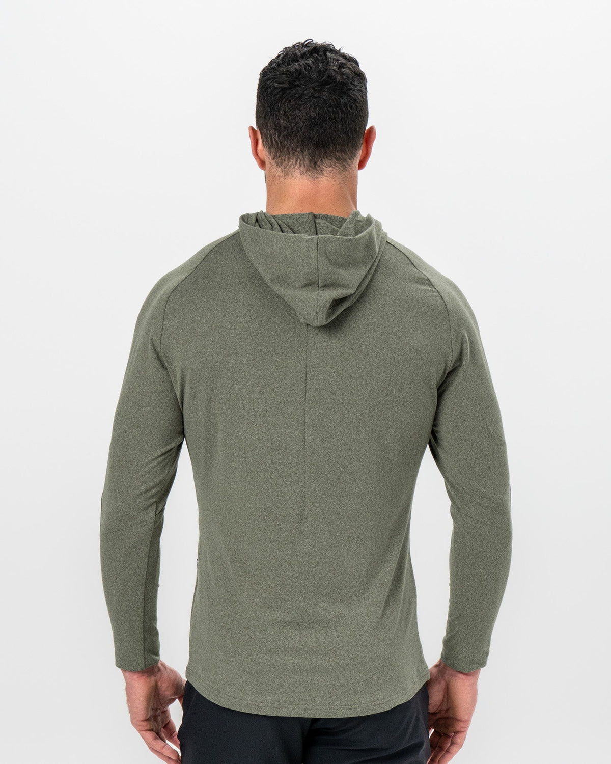 Brushed Hoodie - Heathered Olive