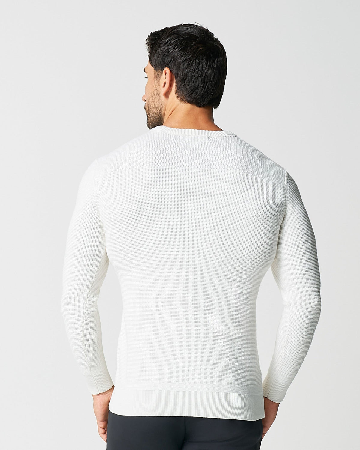 Heavy Knit Crewneck - Cream