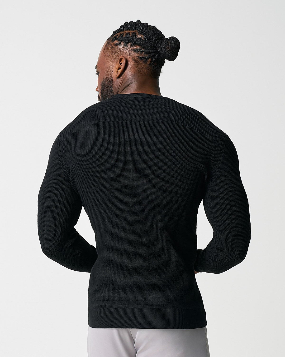 Heavy Knit Crewneck - Black