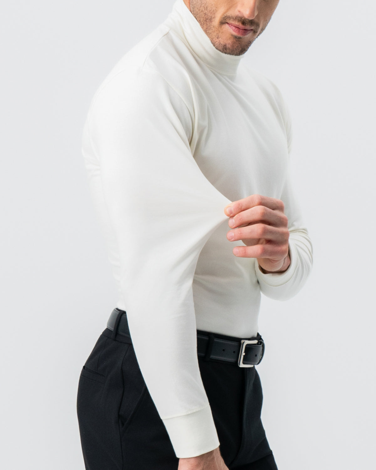 Mock Turtleneck - Cream