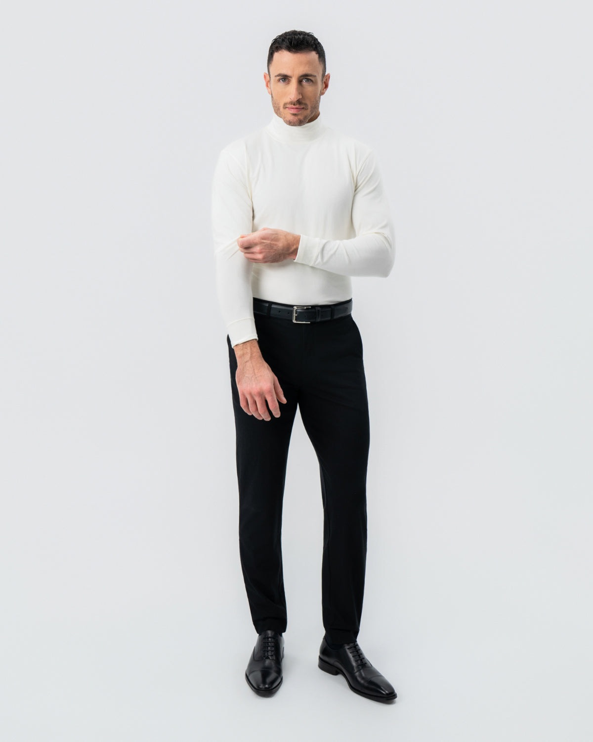 Mock Turtleneck - Cream