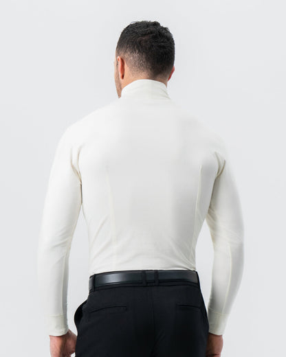 Mock Turtleneck - Cream