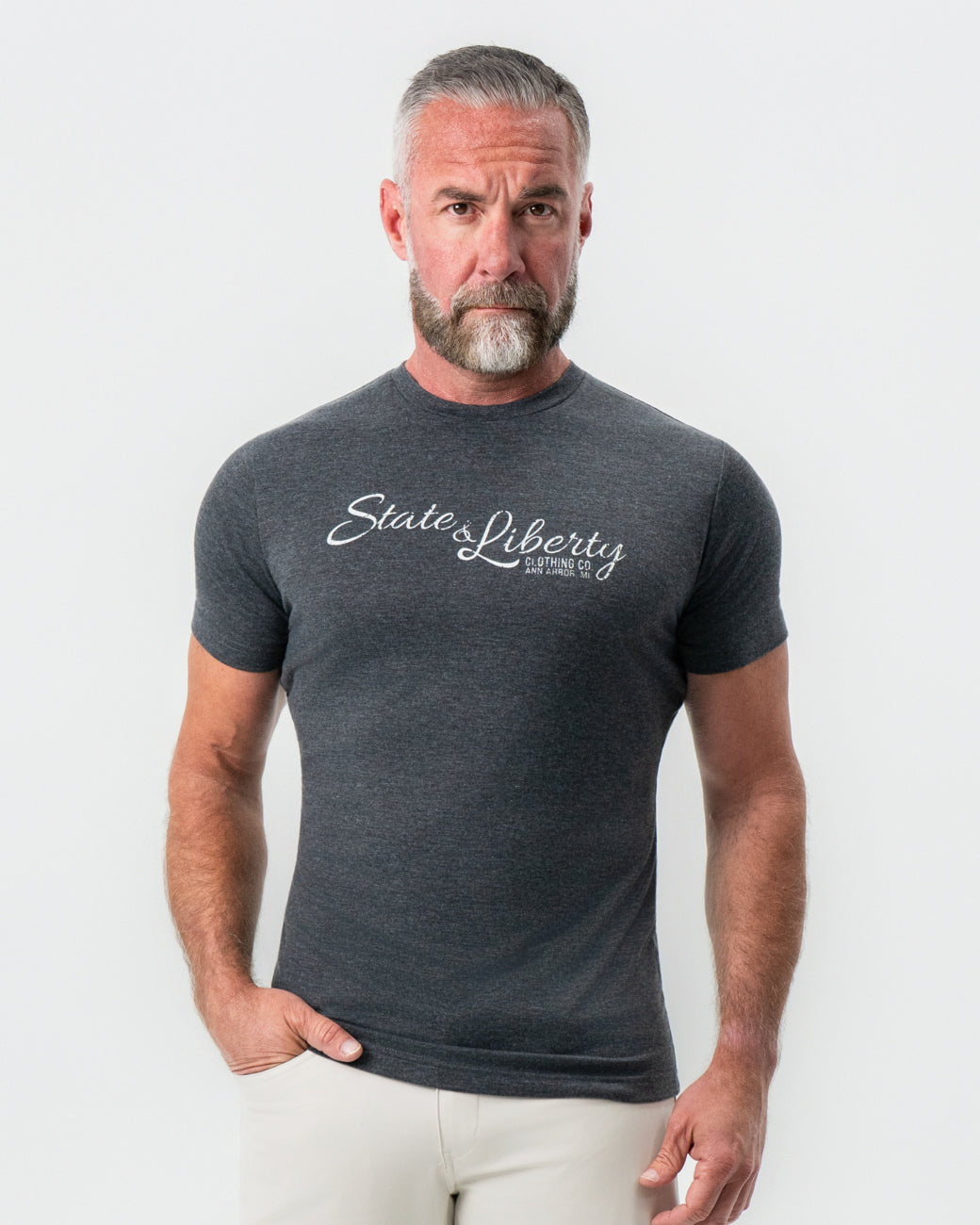 Logo T-Shirt - Charcoal